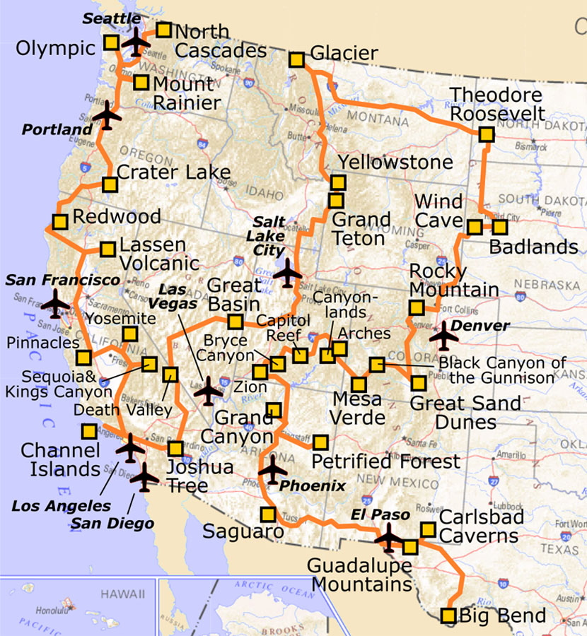 national park routes
