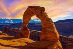 Arches National Park sunset