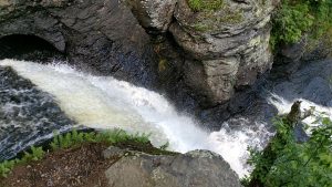 Birds-eye view of Dingmans Falls