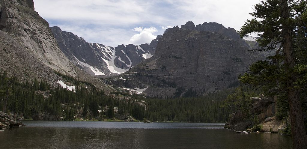 The Loch near Sky Pond in Rocky Mountains National Park