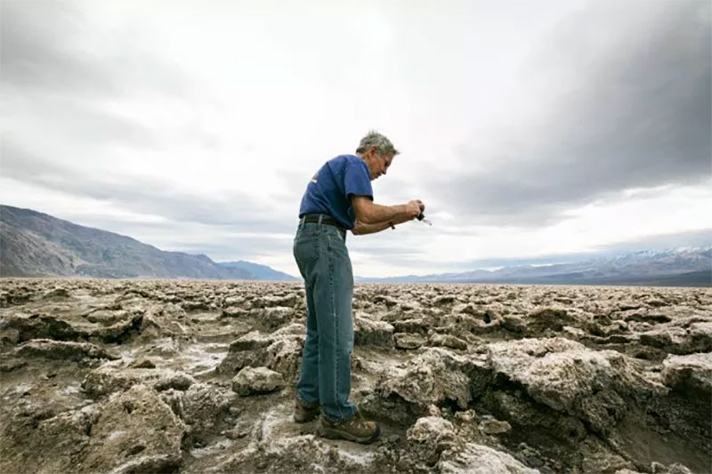 man in Death Valley